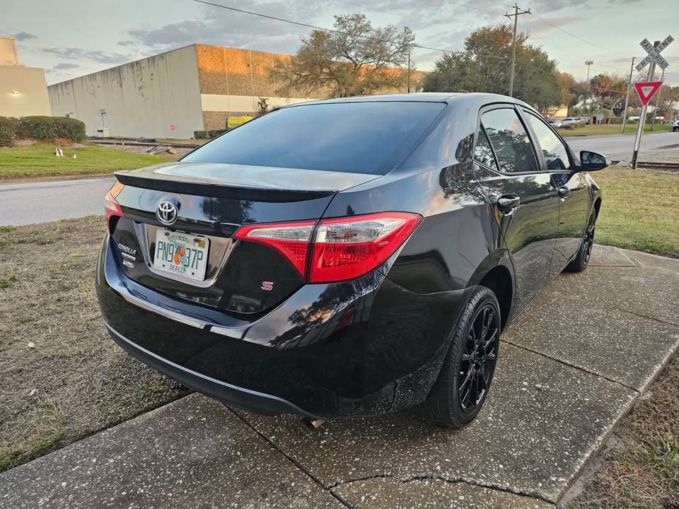 TOYOTA COROLLA 2016 S – 81K Miles Sport Edition | Black | Call 📞 0244568056 | Pay Ghana Cedi (GHS) Equivalent