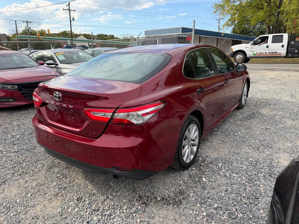 TOYOTA CAMRY 2018 LE – 69K Miles | Wine Red | Call 📞 0244568056 | Pay Ghana Cedi (GHS) Equivalent