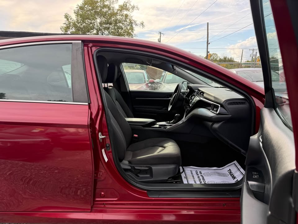 TOYOTA CAMRY 2018 LE – 69K Miles | Wine Red | Call 📞 0244568056 | Pay Ghana Cedi (GHS) Equivalent
