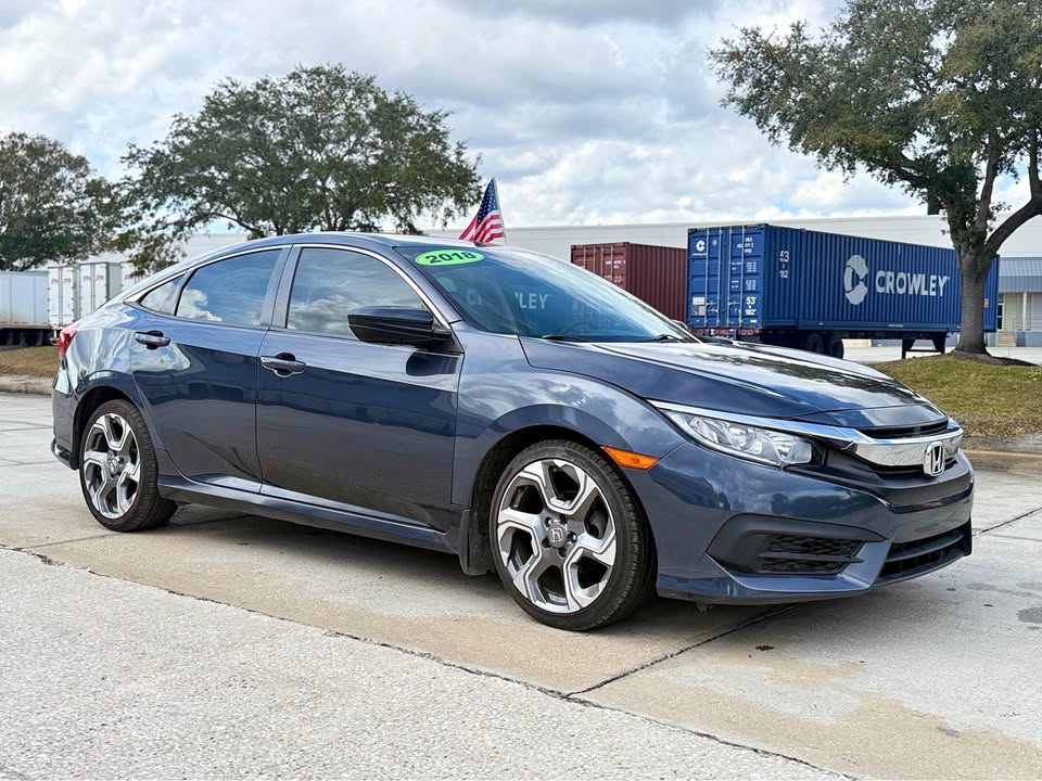 HONDA CIVIC 2018 LX – Cosmic Blue Metallic | Reliable Sedan Ghana | Call 📞 0244568056 | Pay Ghana Cedi (GHS) Equivalent